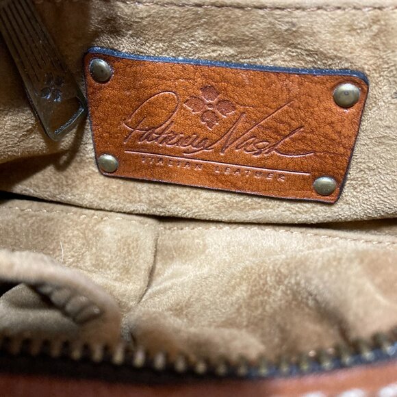 GUC Patricia Nash Leather Summer Drawing Shoulder bag & matching wallet - Picture 10 of 15